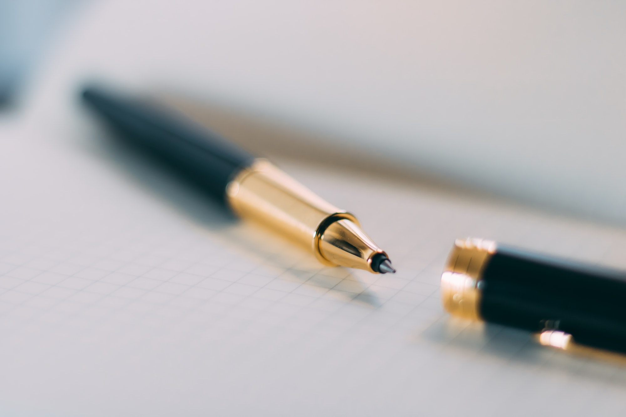 Pen and notebook