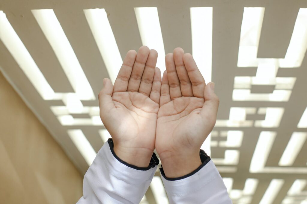 Muslim Hands Praying