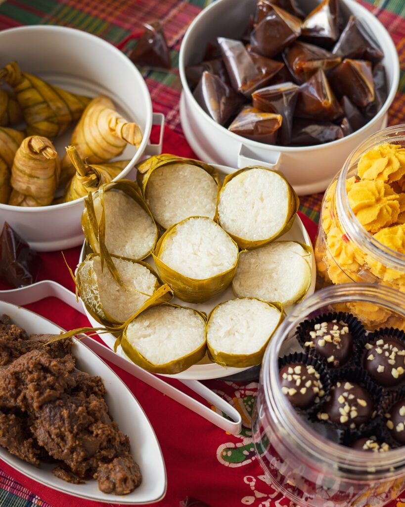 Traditional Malay Food and cookies during Ramadan and Eid Mubarak. Hari Raya Aidilfitri.