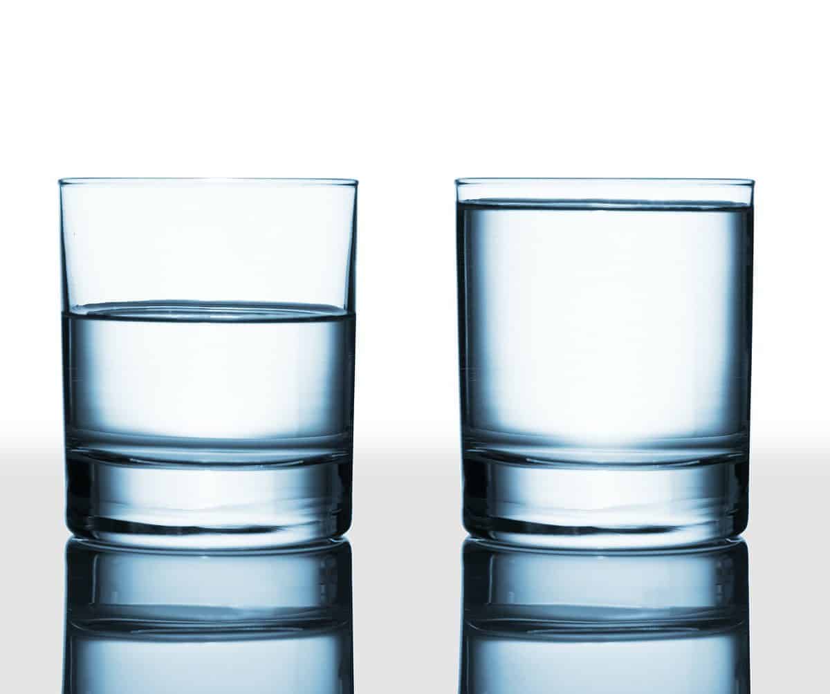 Is the glass half-full or half-empty?