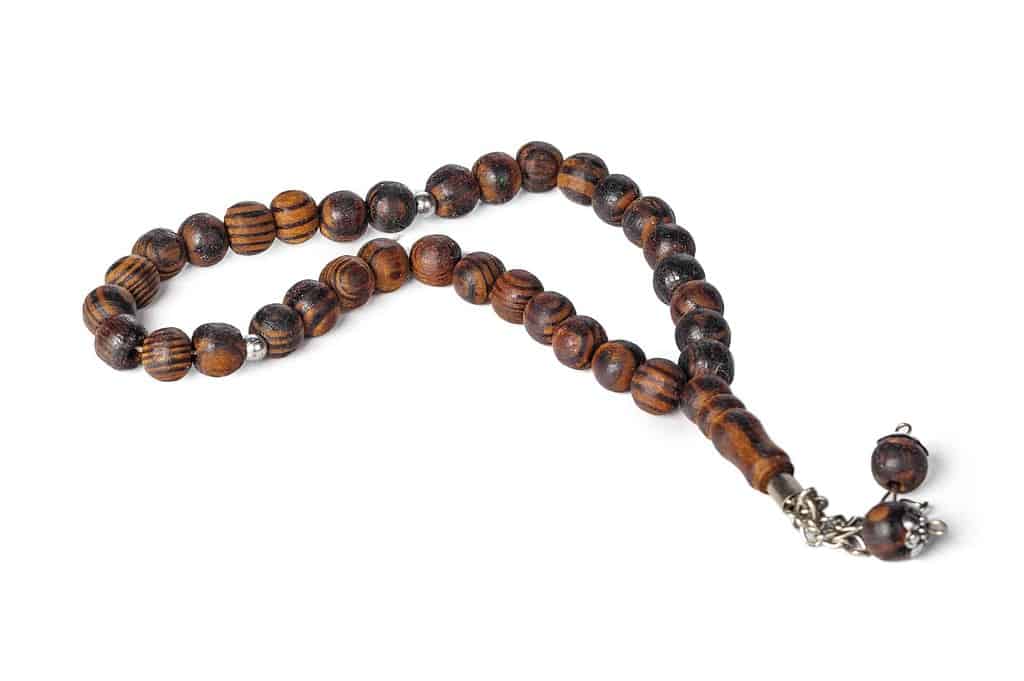 Rosary Isolated on white background