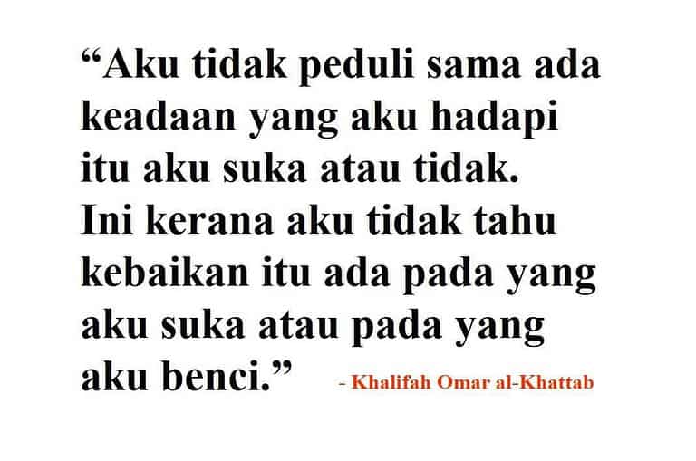 JIKA DAPAT NIKMAT ATAU DITIMPA MUSIBAH: MANA LEBIH BAIK?