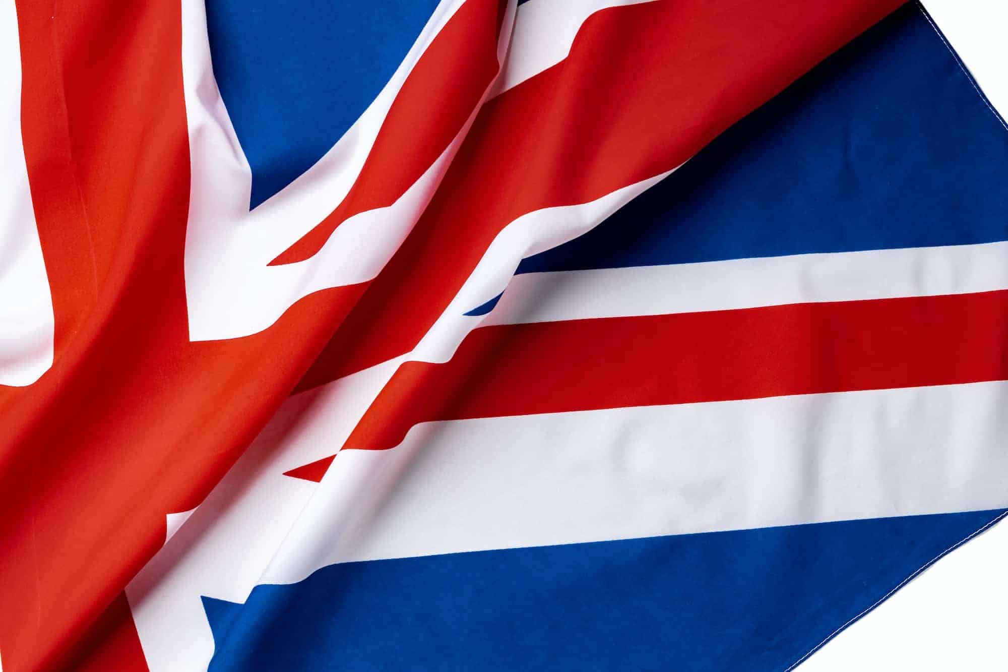 Union Jack flag of the United Kingdom