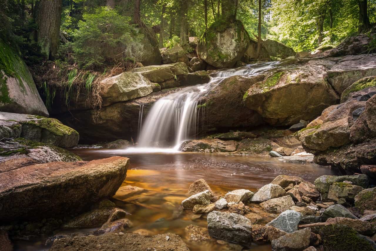 river, bach, long exposure