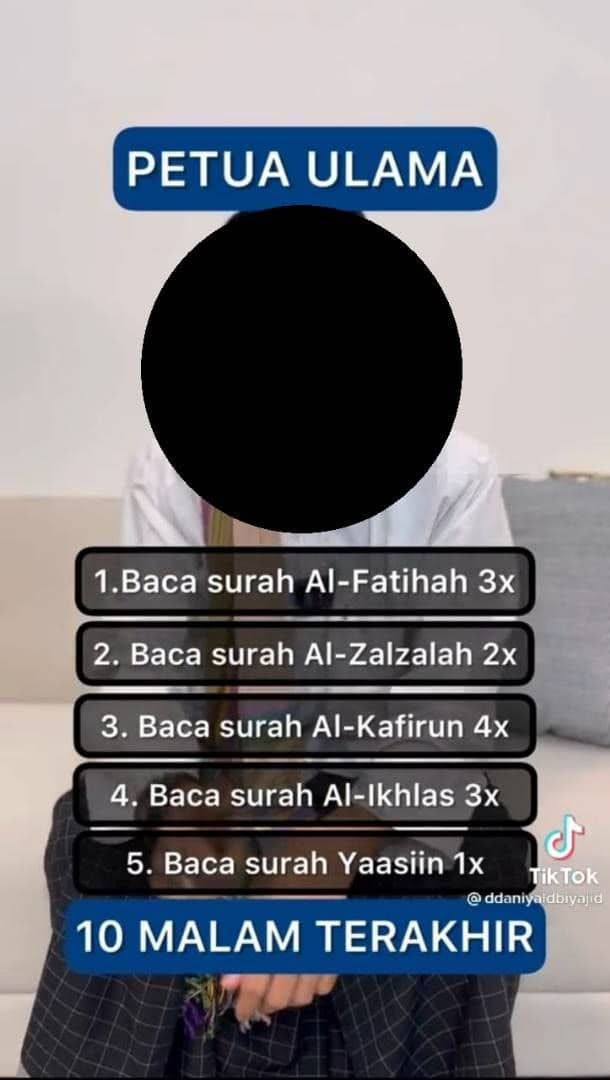 AGAMA IKUT SUNAH; BUKAN PETUA