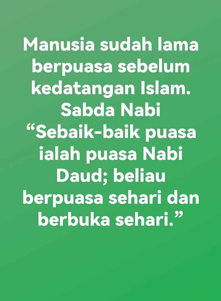PUASA SEBELUM ISLAM