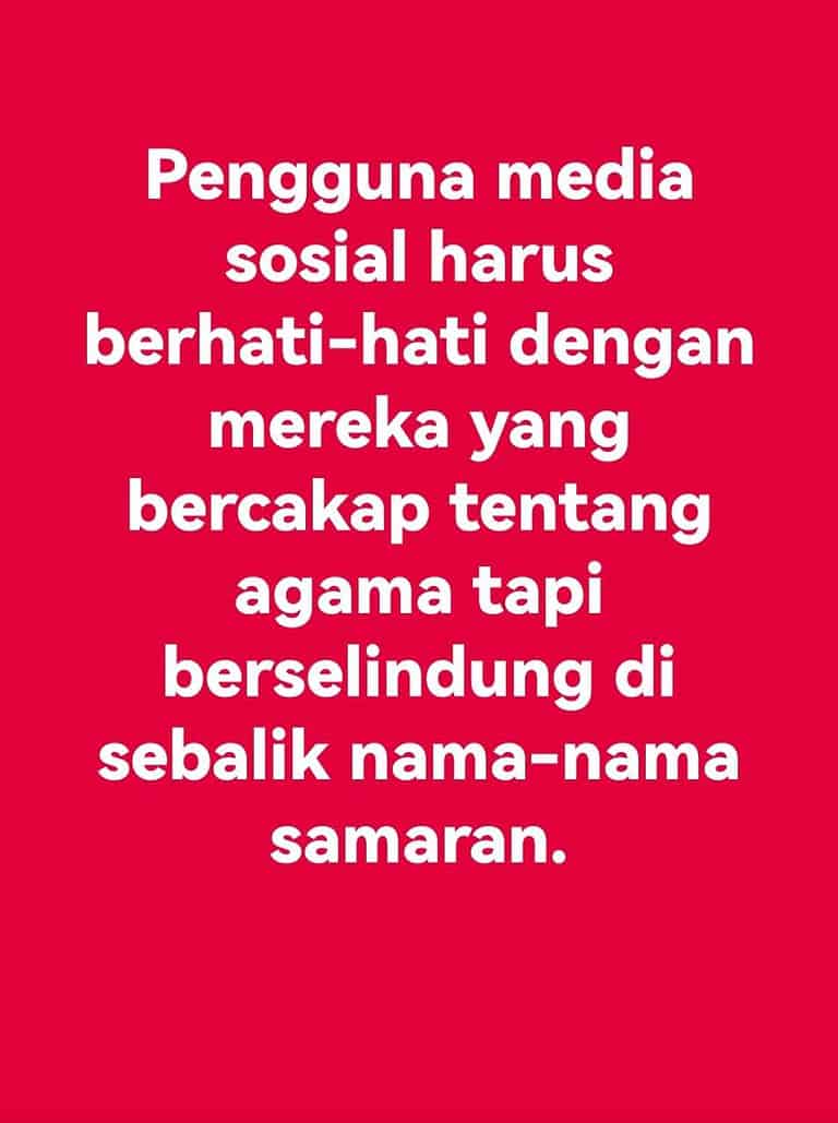 MEDIA SOSIAL: PENGGUNA NAMA SAMARAN