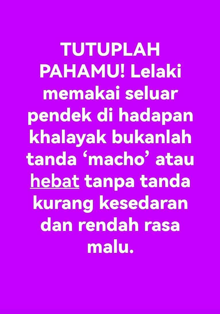 TUTUP AURAT PAHAMU!