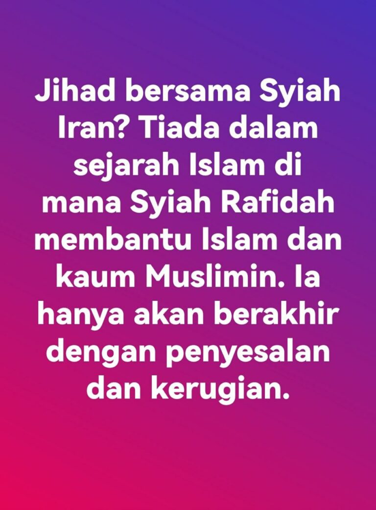 JIHAD BERSAMA SYIAH IRAN
