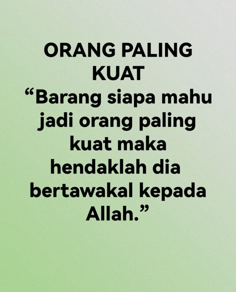 ORANG PALING KUAT