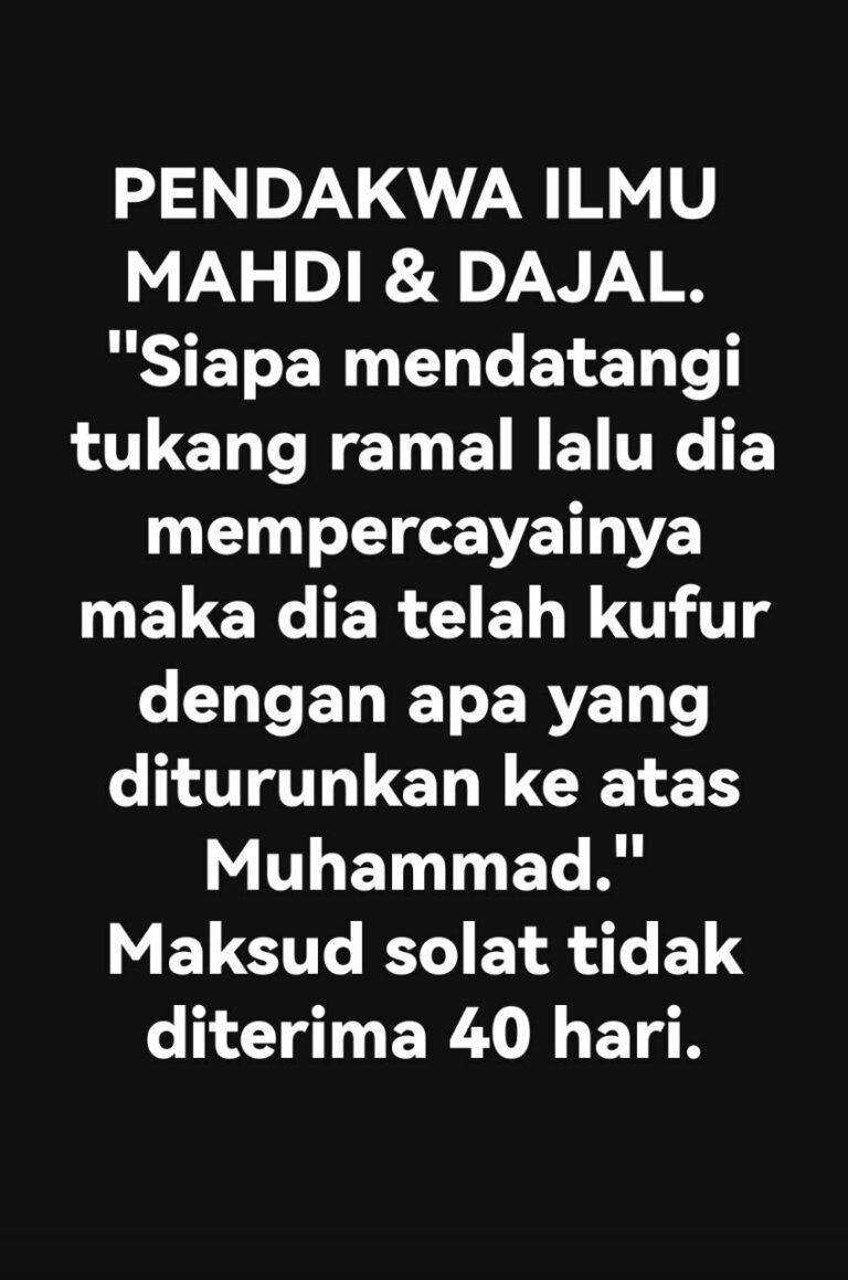 PENDAKWA ILMU MAHDI & DAJAL
