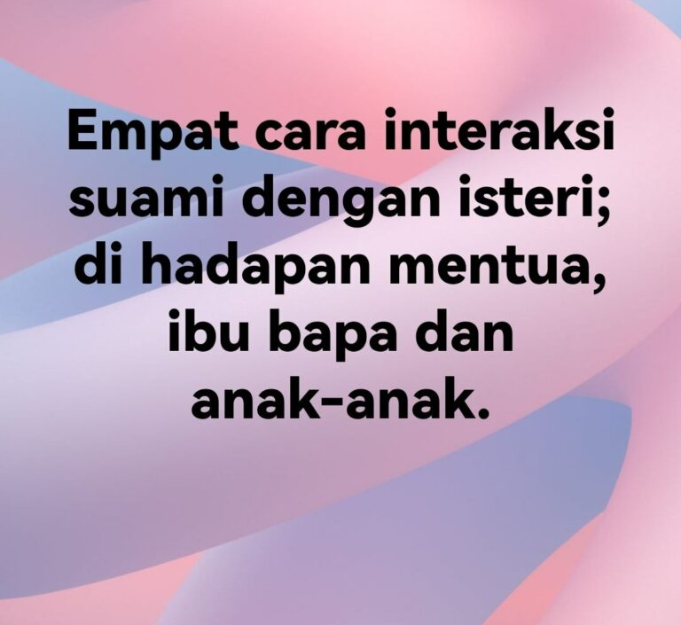 KAEDAH BERUMAH TANGGA