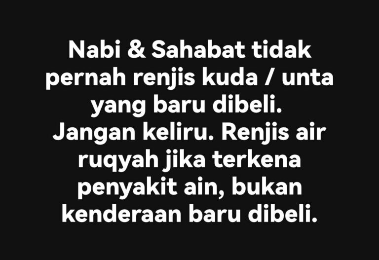 RENJIS AIR KERETA