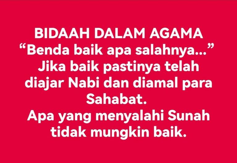 BIDAAH DALAM AGAMA
