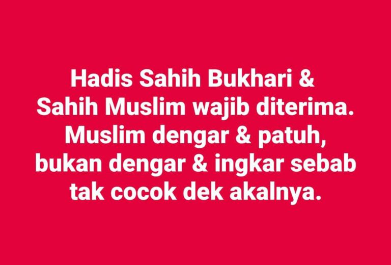 SAHIH BUKHARI & SAHIH MUSLIM
