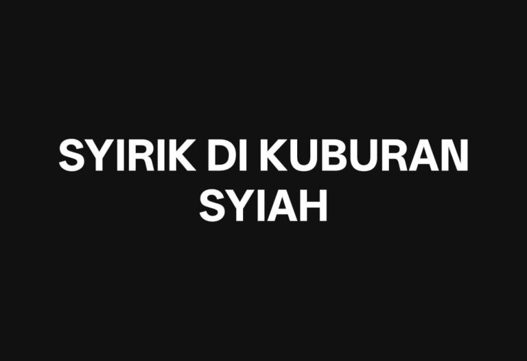 SYIRIK DI KUBURAN SYIAH