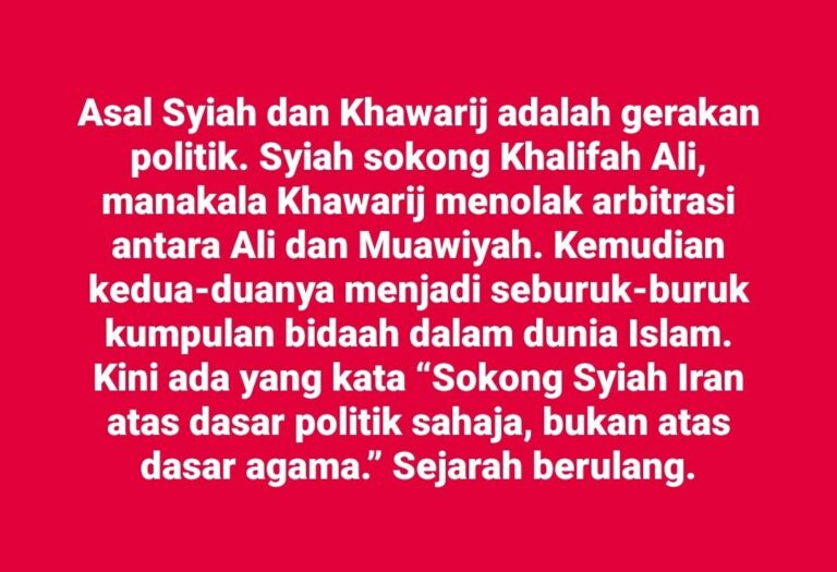 Ideologi Agama Atau Politik: Perang Iran-Amerika